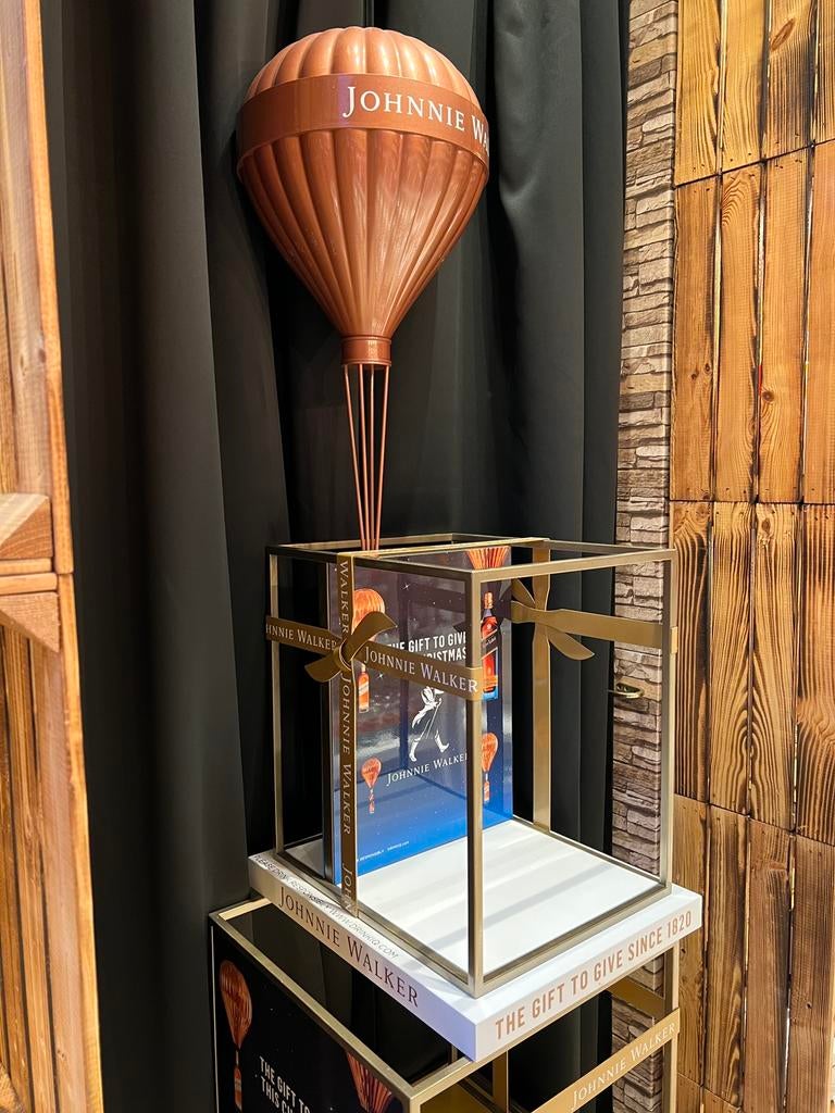 Johnnie Walker Blue Label presentatie meubel, Verzamelen, Wijnen, Ophalen, Gebruikt