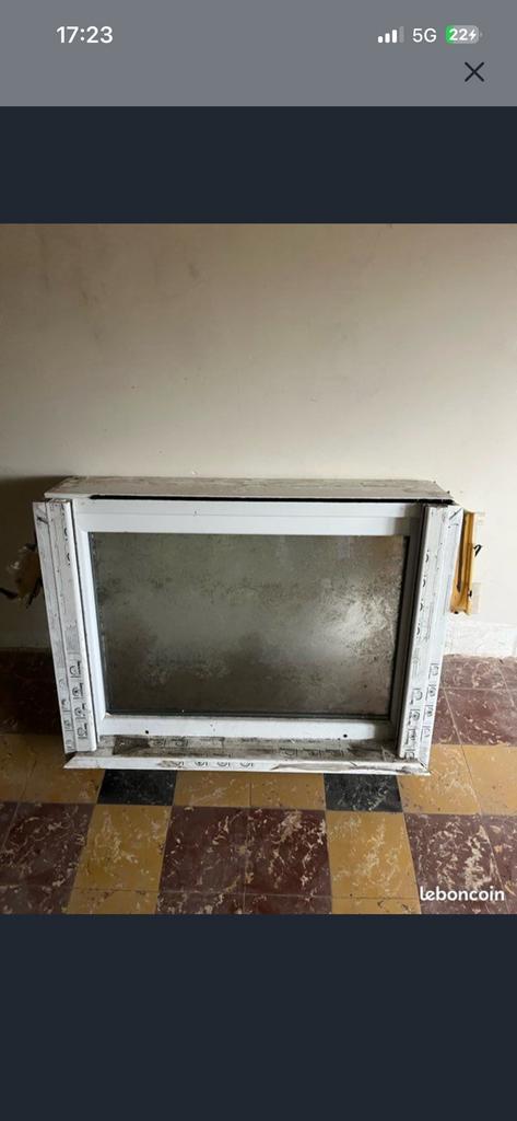 Fenetre fixe opaque L79 cm H 58,5 cm, Bricolage & Construction, Vitres, Châssis & Fenêtres, Double vitrage, Enlèvement ou Envoi