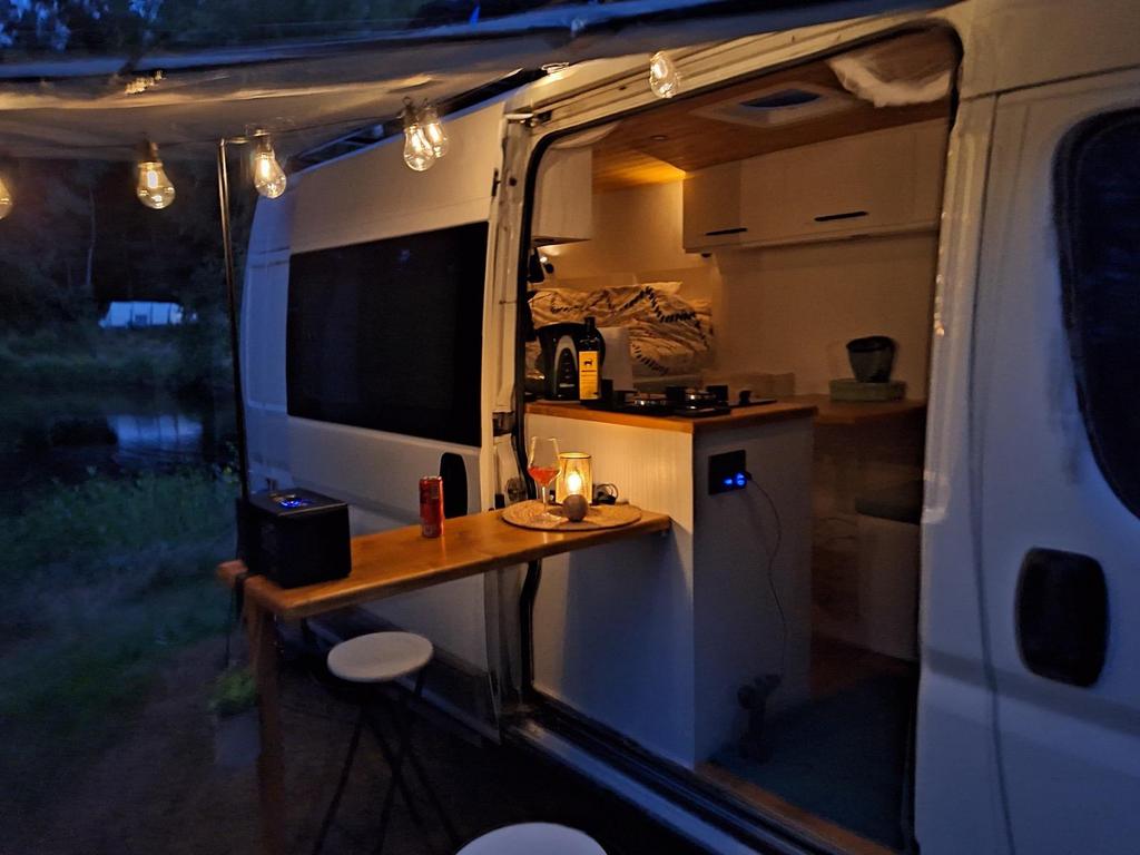 Zelfbouw camper lichte vracht, Caravans en Kamperen, Mobilhomes, Particulier, tot en met 3, Boiler, Ladder, Ophalen