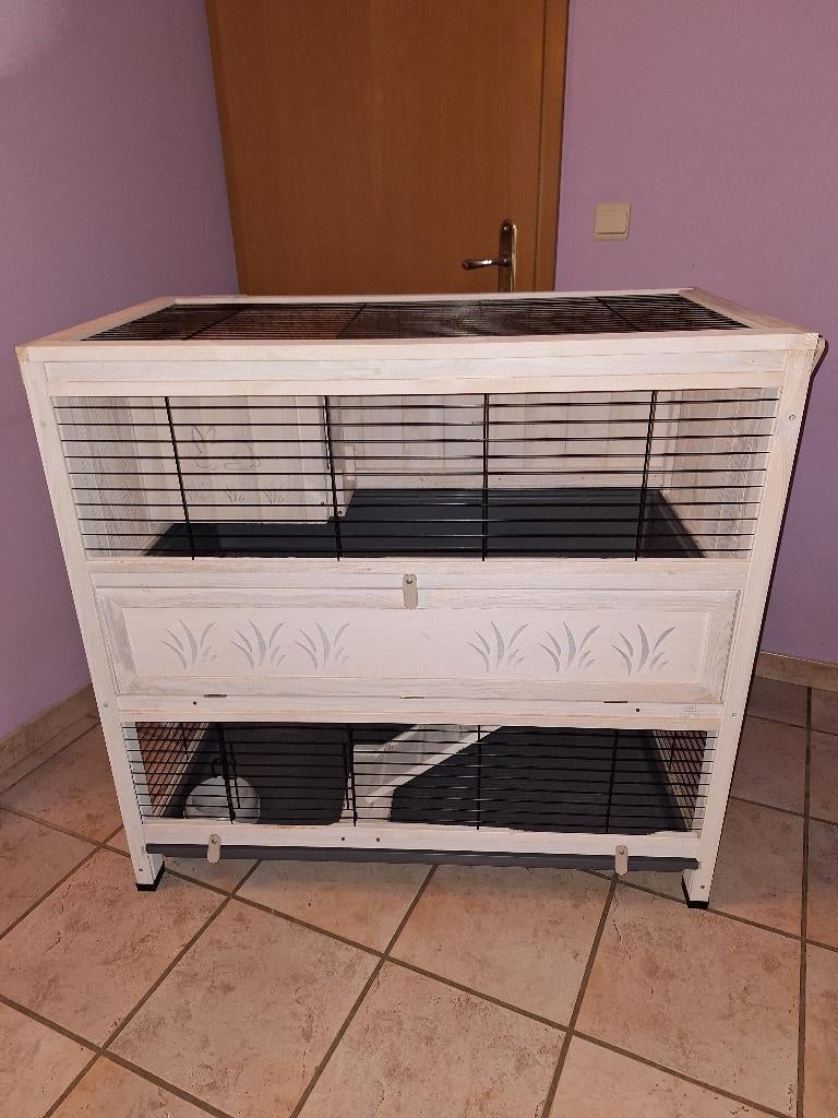 Cage a lapins., Animaux & Accessoires, Enlèvement, Utilisé, Bois, Autres types