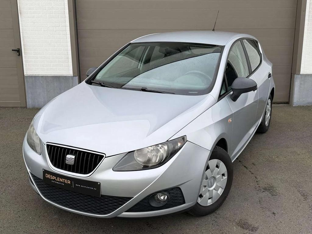 SEAT Ibiza 1.4i GARANTIE/AIRCO/PARKEERSENSOREN/1STE EIG/HIST, Auto's, Seat, Stof, 63 kW, 149 g/km, Ibiza