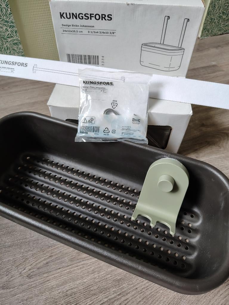 Keukenspullenhouders en vergiet, Huis en Inrichting, Keuken | Keukenbenodigdheden, Nieuw, IKEA, Groen, Ophalen