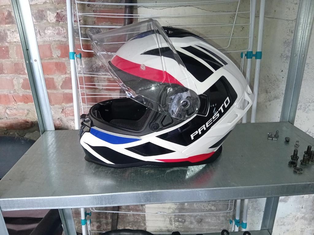 Presto scooterhelm, Fietsen en Brommers, Brommerhelmen, Ophalen of Verzenden, Zo goed als nieuw, Medium, Autre