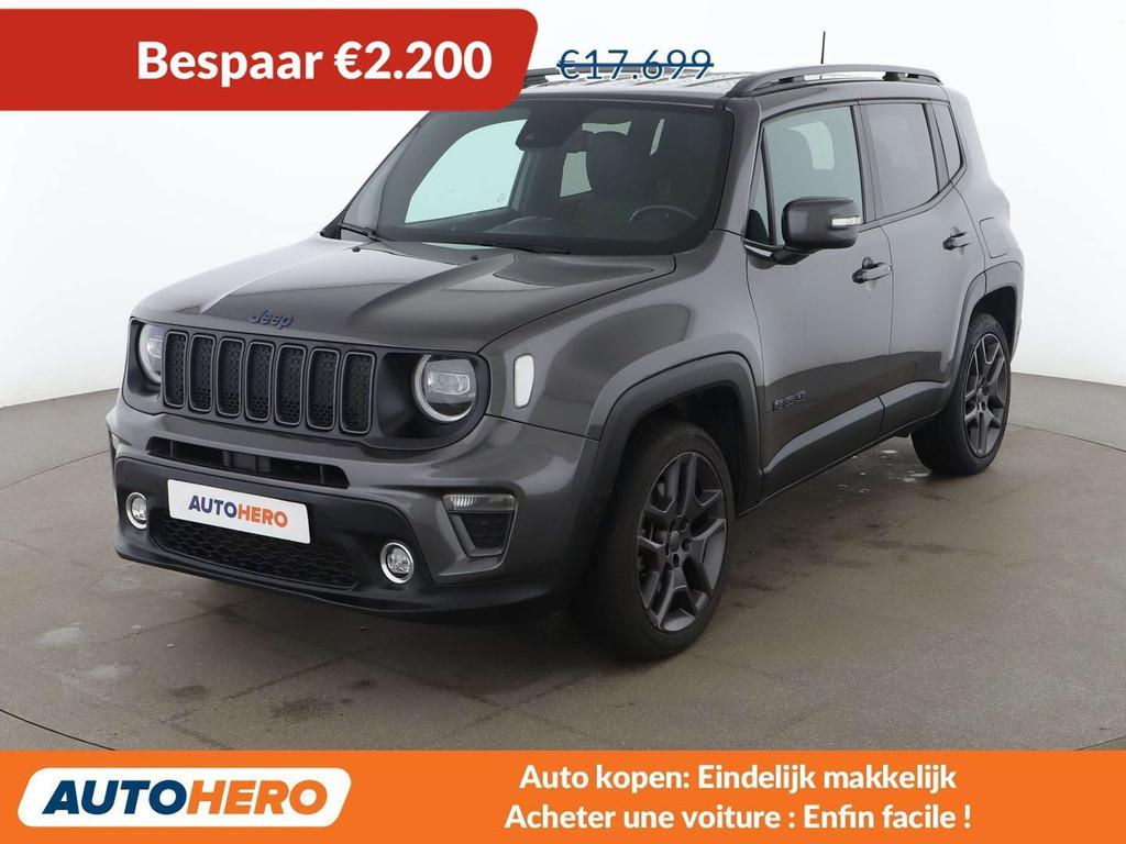 Jeep Renegade 1.3 T4 4xe Plug-in Hybrid S (bj 2020), Auto's, Automaat, USB, Leder, 5 zetels