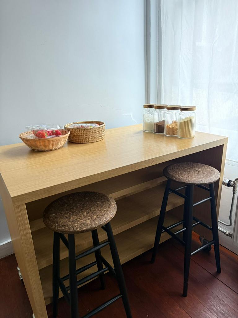 Îlot sur roulette avec rangement, Ophalen, Gebruikt