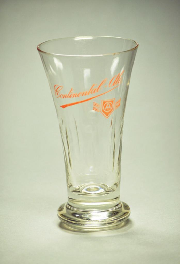 Verre à bière « Continental Ale » Br. Opstaele Ixelles, Collections, Enlèvement ou Envoi, Utilisé