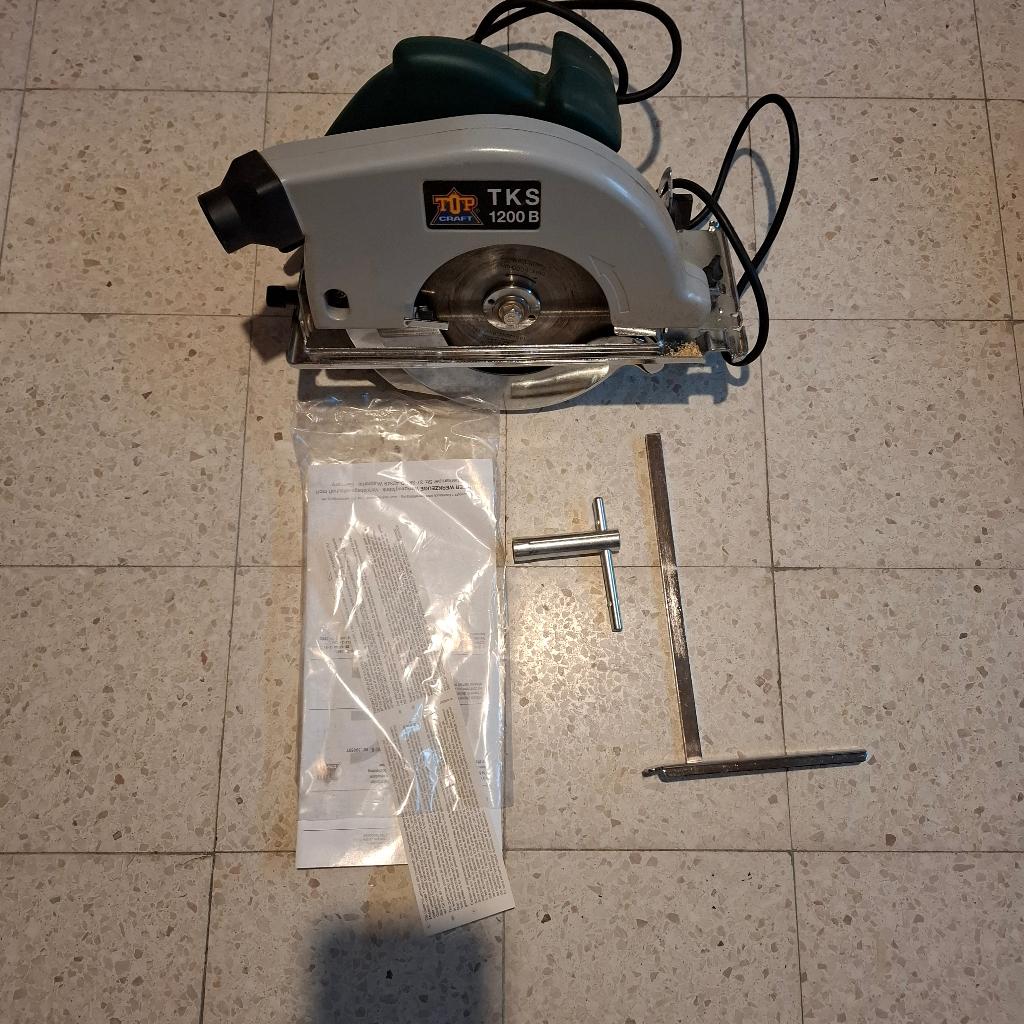 Electrische cirkelzaag, Ophalen, 600 tot 1200 watt, Zo goed als nieuw, 30 tot 70 mm