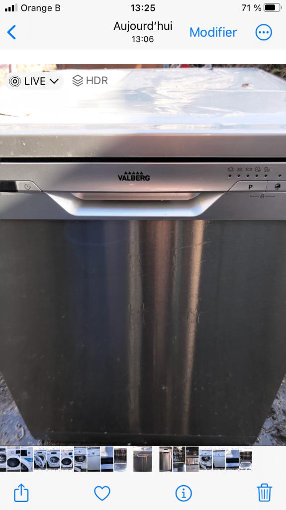 Lave-vaisselle petit prix, Elektronische apparatuur, Vaatwasmachines, Gebruikt, Tussenbouw, Eco programma, Minder dan 10 liter