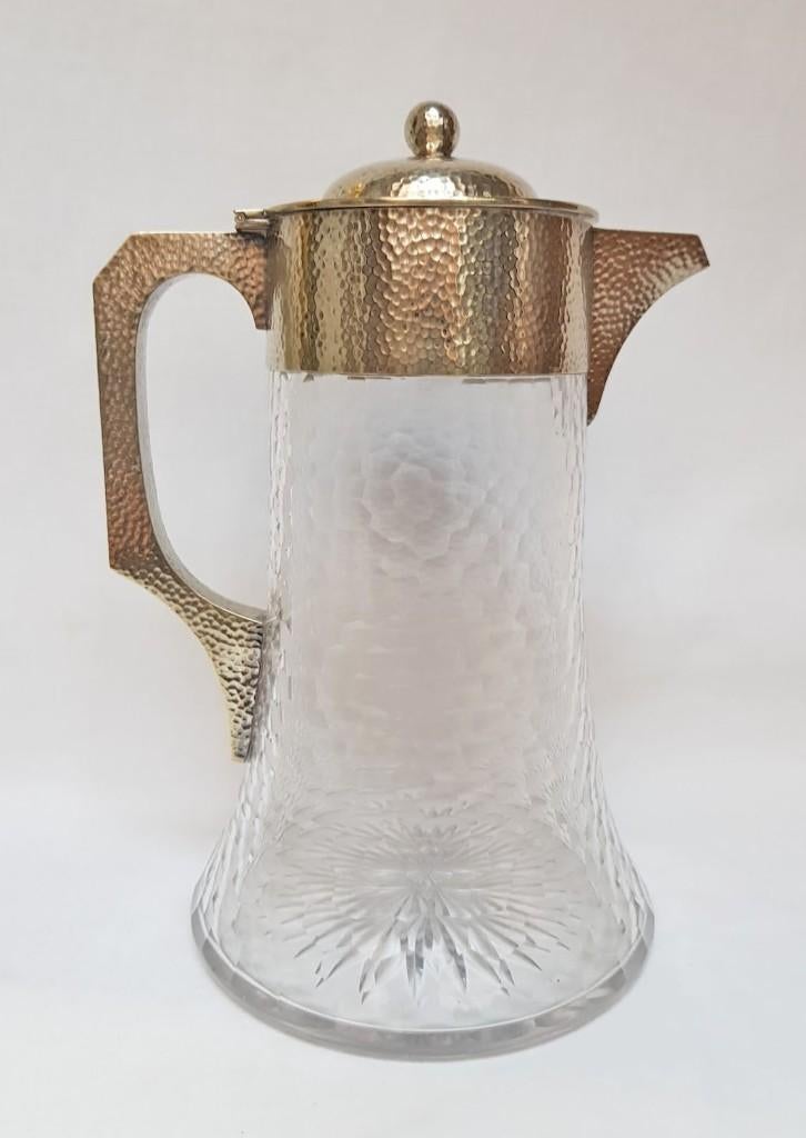 Carafe à eau ou à jus. John Grinsell., Antiquités & Art, Antiquités | Services (vaisselle) pièces, Enlèvement ou Envoi