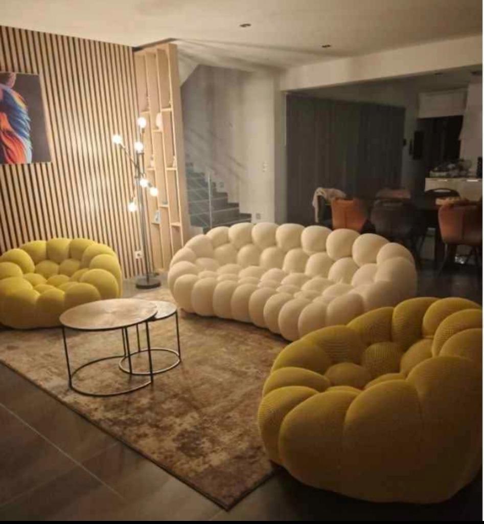 Canapés et fauteuils BUBBLE inspirée de la Roche Bobois, Enlèvement ou Envoi, Neuf, Tissus