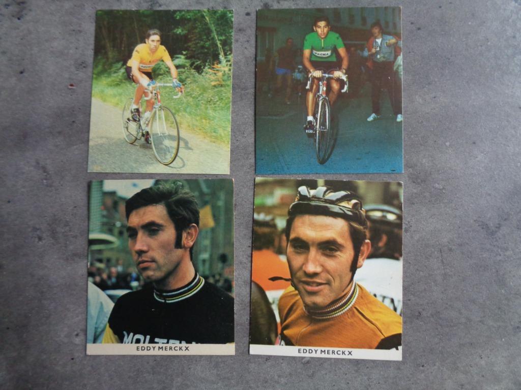 MERCKX EDDY WIELRENNEN RIZLA UITGAVE 4X ZEER ZELDZAAM PRACHS, Verzamelen, Ophalen of Verzenden