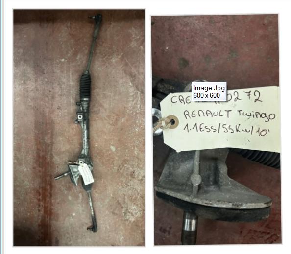 CREMAILLERE DIRECTION TWINGO 1.1ESS/55KW/10', Enlèvement ou Envoi, Utilisé, Renault