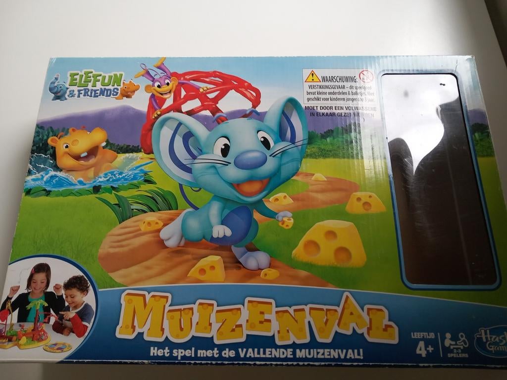 Muizenval van Hasbro Gaming, Een of twee spelers, Ophalen of Verzenden, Gebruikt, HASBRO