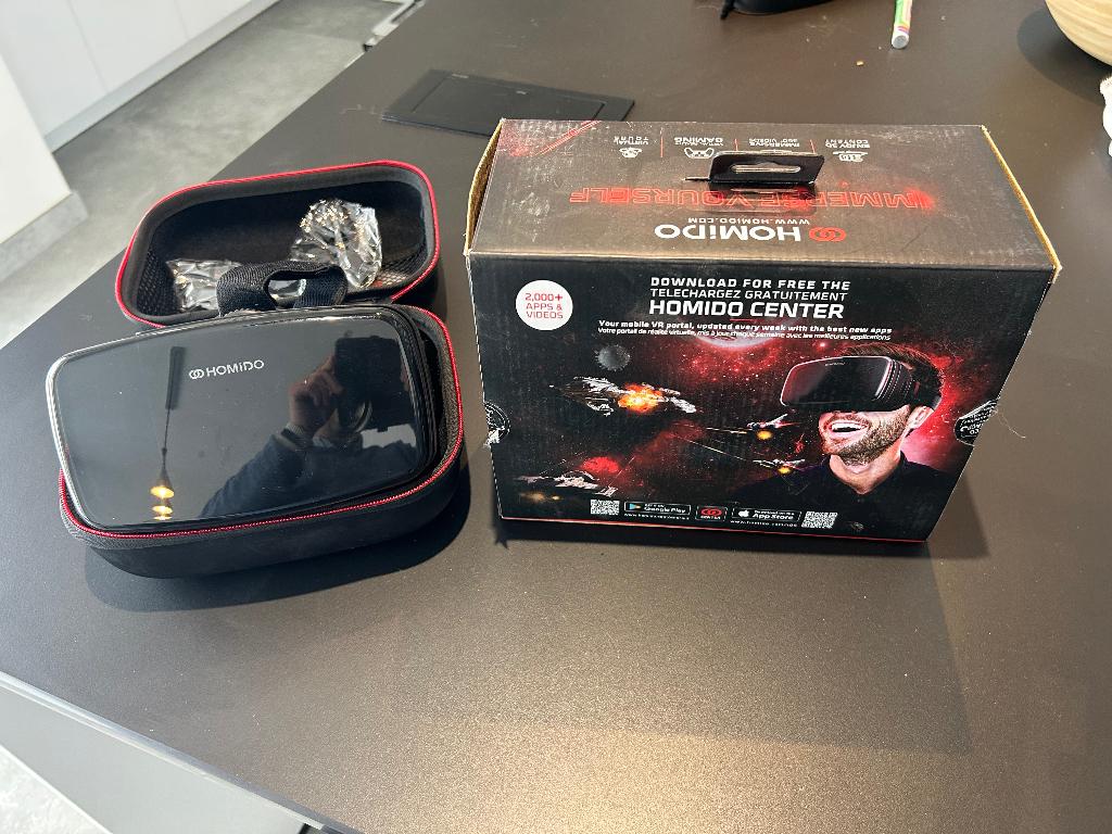 Casque de réalité virtuelle – Type Homido Center, Enlèvement, Utilisé, Lunettes VR, Téléphone