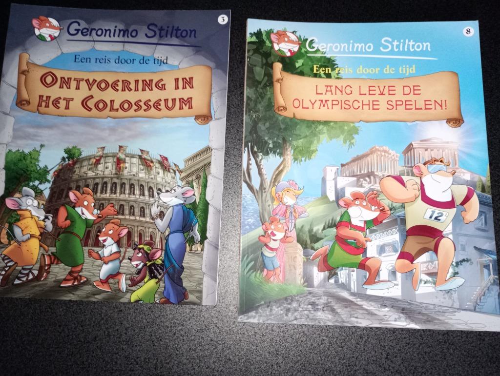 2 strips van Geronimo Stilton nrs 3 en 8 , 4€/stuk, Plusieurs BD, Enlèvement ou Envoi, Comme neuf