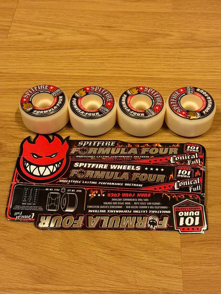 Roues de skate complètes coniques Spitfire Formula Four, Enlèvement ou Envoi, Neuf, Skateboard