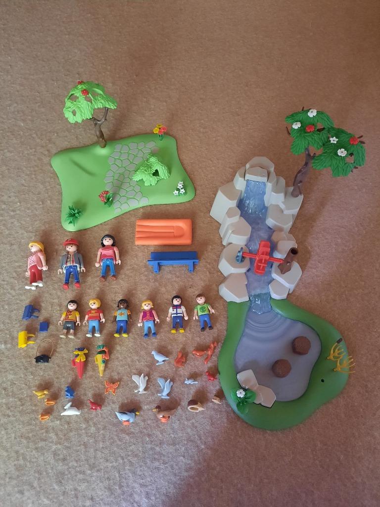 Playmobil Grote Set: Waterval Speelplek & Familie Avontuur!, Enlèvement, Comme neuf, Playmobil en vrac