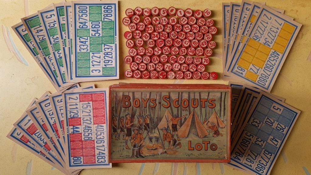 Ensemble complet du Loto des scouts, Enlèvement ou Envoi, Utilisé