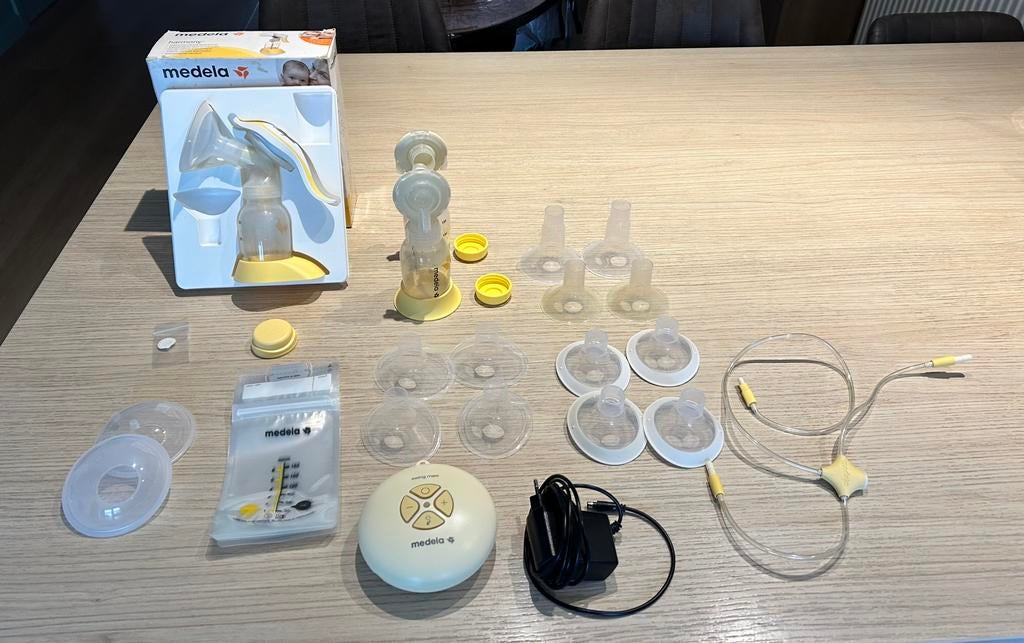 Medela swing maxi + manuele handkolf, Enlèvement, Utilisé, Tire-lait