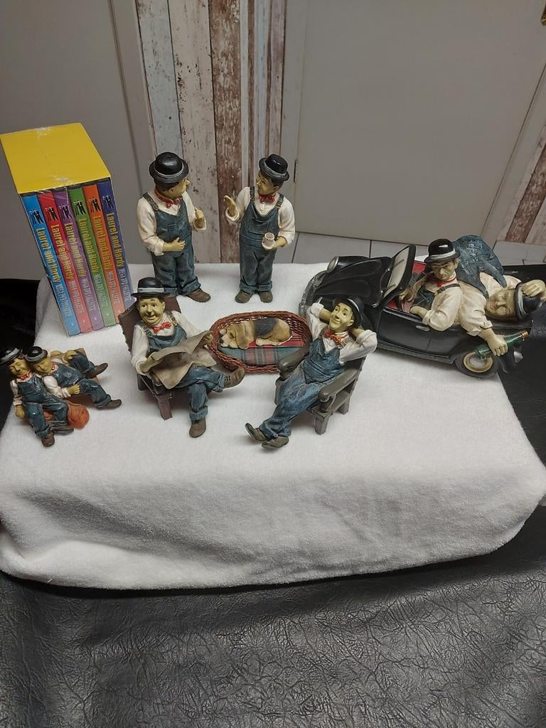 Laurel  en hardy, Verzamelen, Beelden en Beeldjes, Ophalen, Zo goed als nieuw