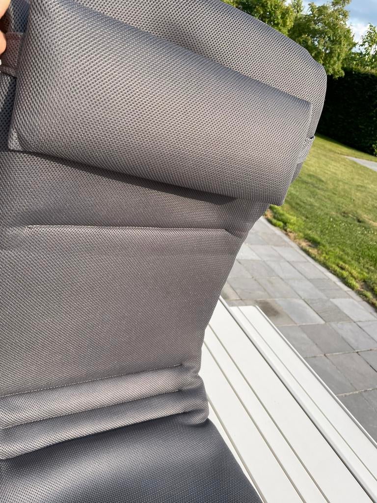 2 kussens grijs OLEFIN voor relaxzetel Lira of Lafuma  NIEUW, Tuin en Terras, Ophalen of Verzenden, Nieuw