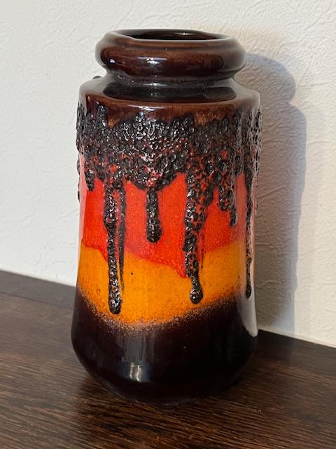 West-Duitse Scheurich Fat lava vaas 549-21 1950's, Ophalen