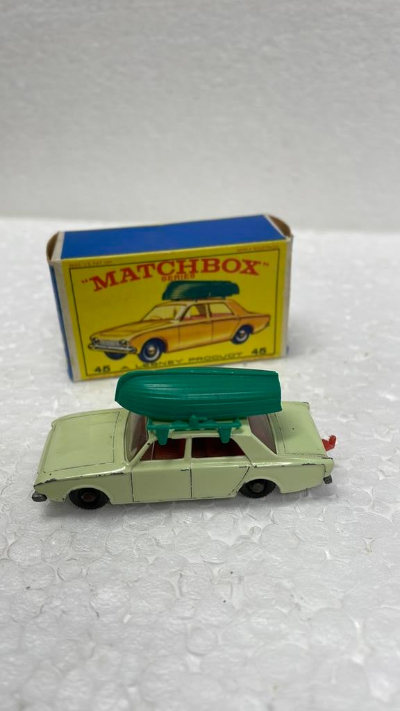 Matchbox 45 Ford Corsair & Boat, Ophalen of Verzenden, Zo goed als nieuw, Auto, Matchbox