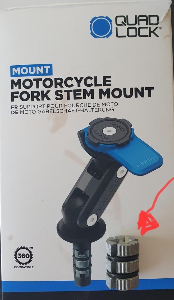 Pièce QUAD LOCK, Motos, Enlèvement ou Envoi, Neuf