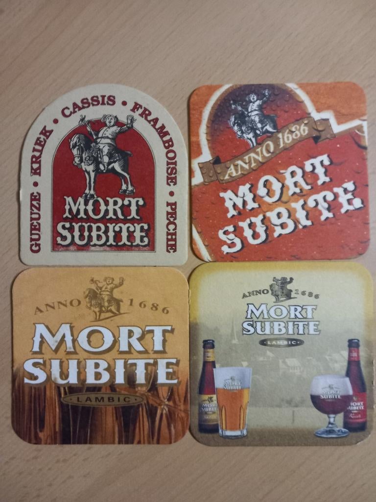 Sous-bocks Mort Subite (533), Collections, Enlèvement ou Envoi, Comme neuf