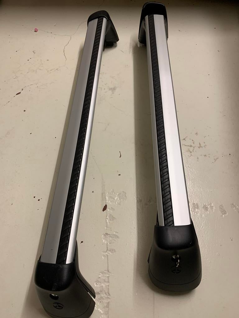 Originele Mercedes dakdragers – complete set – goede staat, Auto diversen, Dakdragers, Ophalen, Zo goed als nieuw