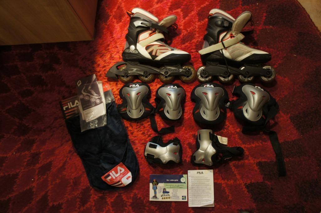 skeelers K2 EXO maat 42.5 beschermingmateriaal Fila, Sport en Fitness, Skeelers, K2, Heren, Ophalen of Verzenden, Zo goed als nieuw