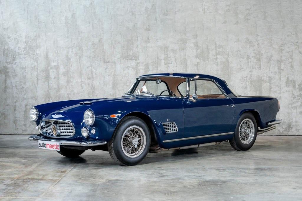 1961 Maserati 3500 GT, Auto's, Maserati, 4 zetels, 3500 cc, 169 kW, Blauw