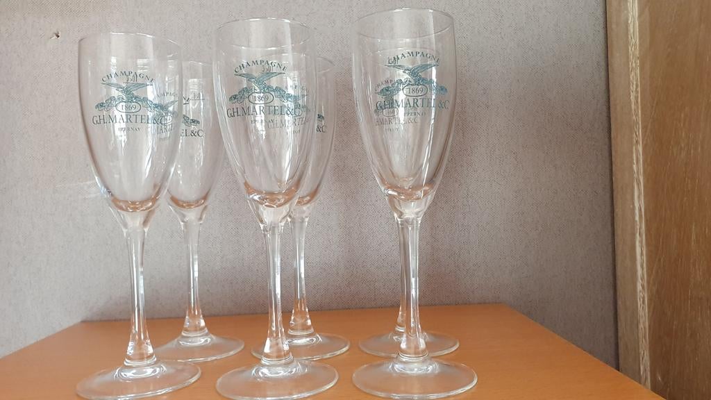 Flûtes a champagne G.H.Martel&C