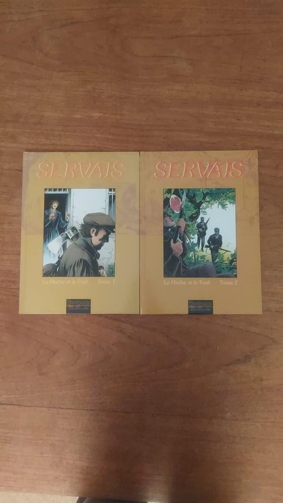 BD Servais La Hache et le Fusil Tome 1 et 2, Livres, BD, Neuf, Enlèvement ou Envoi, Série complète ou Série, J-C. Servais