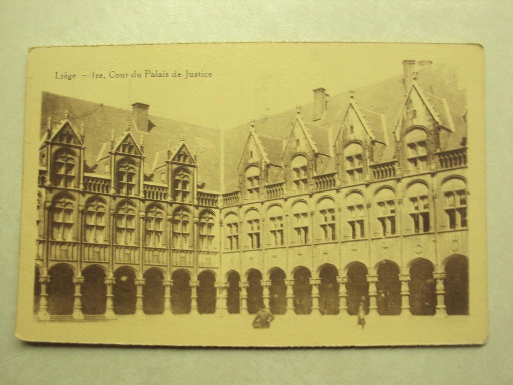 52507 - LIEGE - 1er COUR DU PALAIS DE JUSTICE, Enlèvement ou Envoi