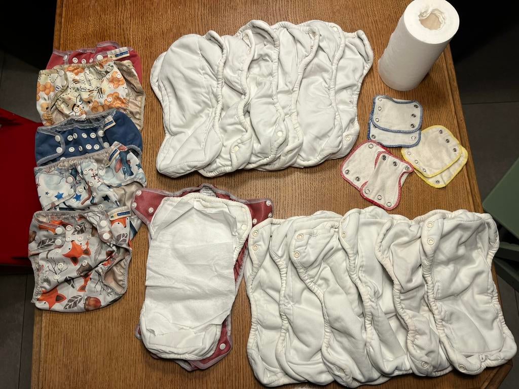 Lot couches lavables Mother Ease, Enfants & Bébés, Bains & Soins, Utilisé, Enlèvement