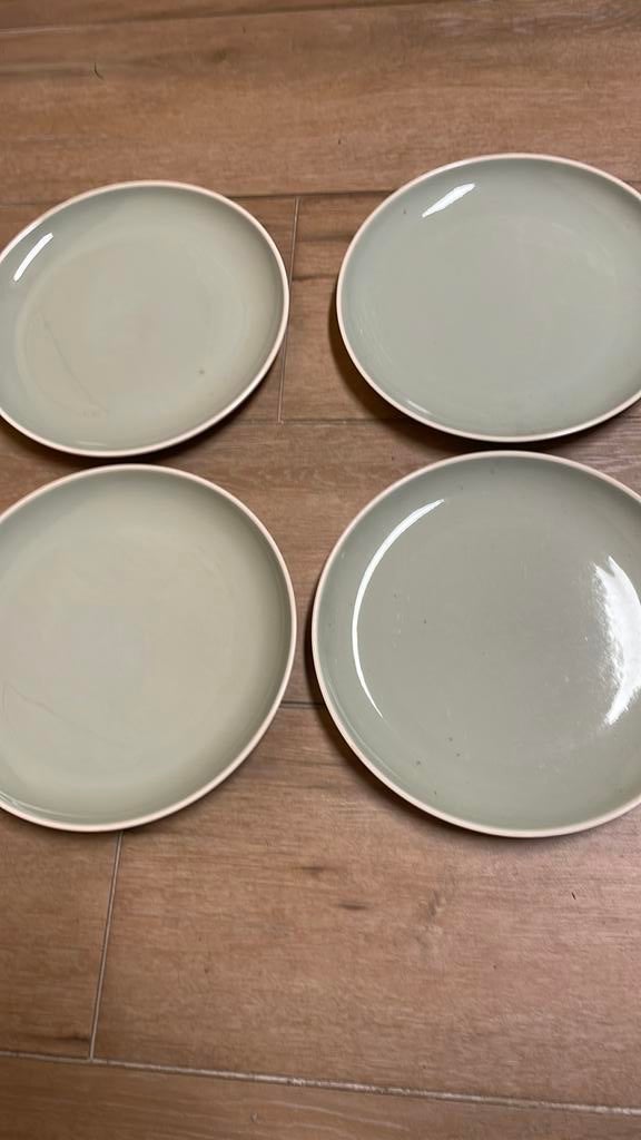 4 grote platte villeroy&boch borden, Antiek en Kunst, Antiek | Servies los, Ophalen of Verzenden