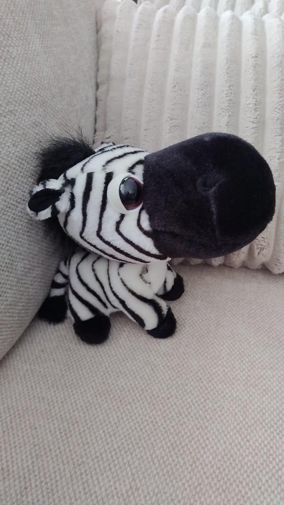 knuffel BIG HEADZ zebra, Enlèvement, Utilisé, Autres types