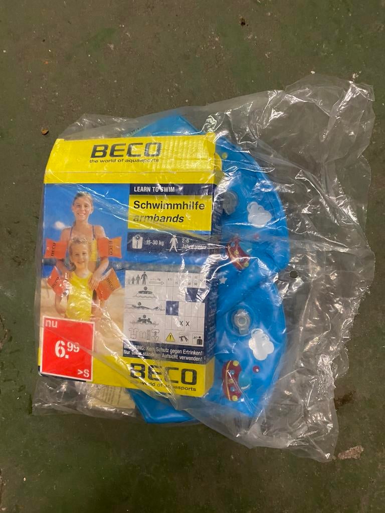 Gratis zwembandjes, Ophalen