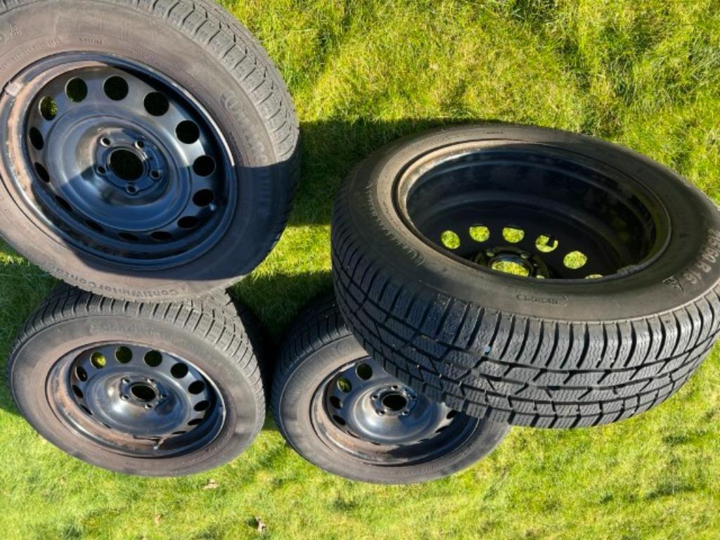 4 Winterbanden op velgen, Ophalen, Winterbanden, Velg(en)