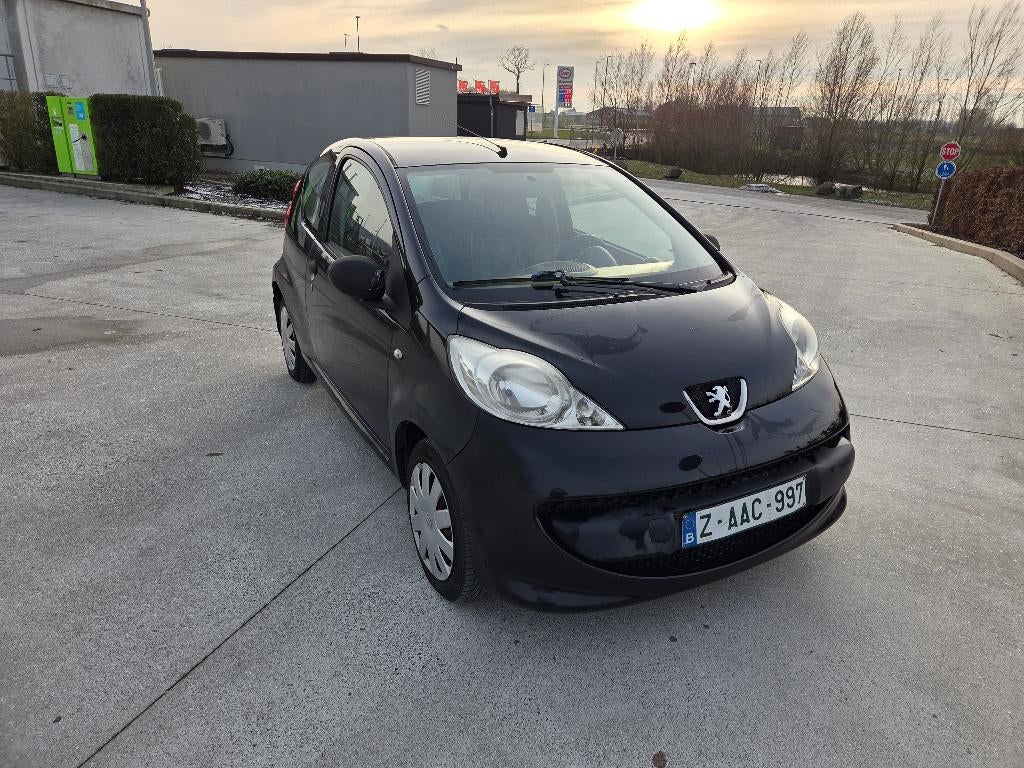 Peugeot 107 2008 121749 km garantie 1 an, Autos, Peugeot, Achat, Entreprise, Noir, 2 portes