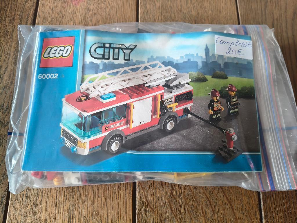 Lego City 60002 Le camion de pompier, Enlèvement ou Envoi, Utilisé, Lego