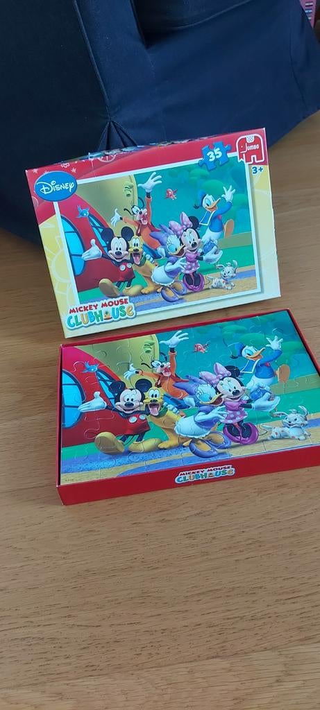 Puzzel disney 35 stukjes.Klein gaatje rechtsonder bij hondje, Ophalen, Gebruikt