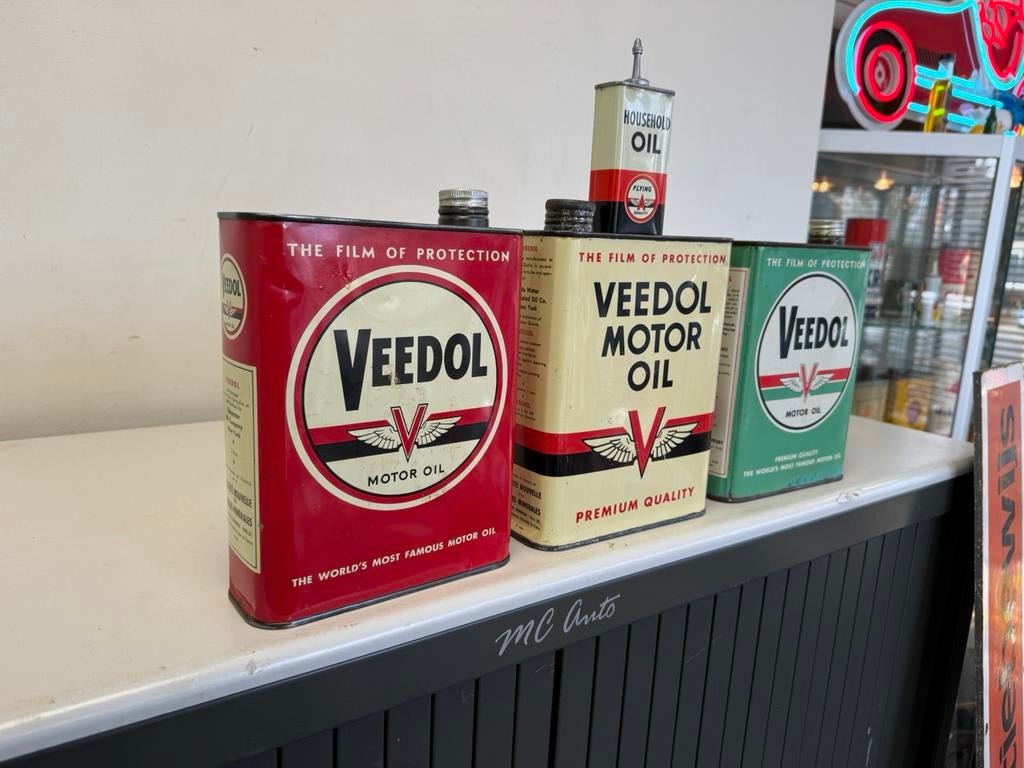 Bidons d'huile Veedol, Collections, Enlèvement ou Envoi