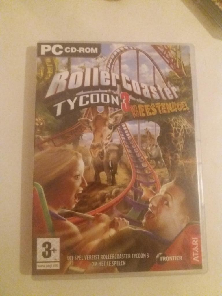 CD-ROM ATARI pour PC : Livre animalier Rollercoaster TYCOON, Consoles de jeu & Jeux vidéo, Jeux | Atari, Enlèvement ou Envoi, Autres modèles