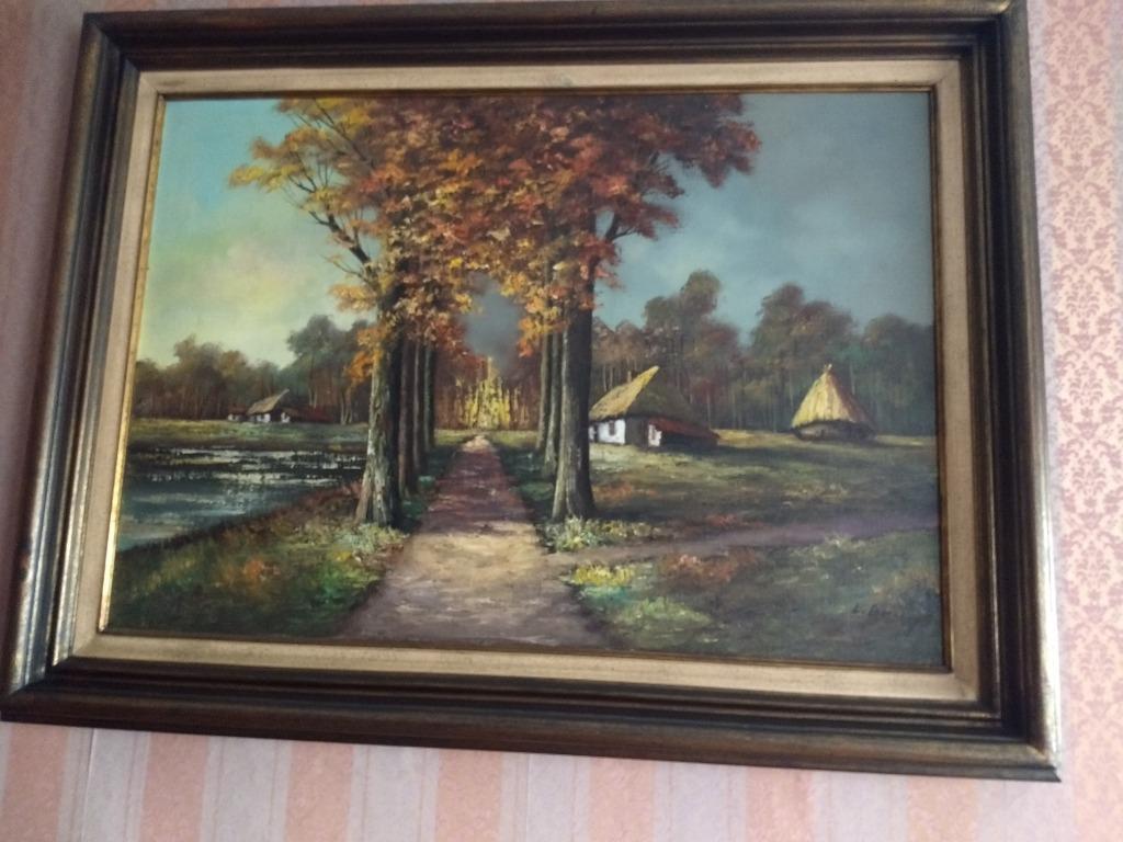 schilderij, Ophalen, Gebruikt, Landelijk