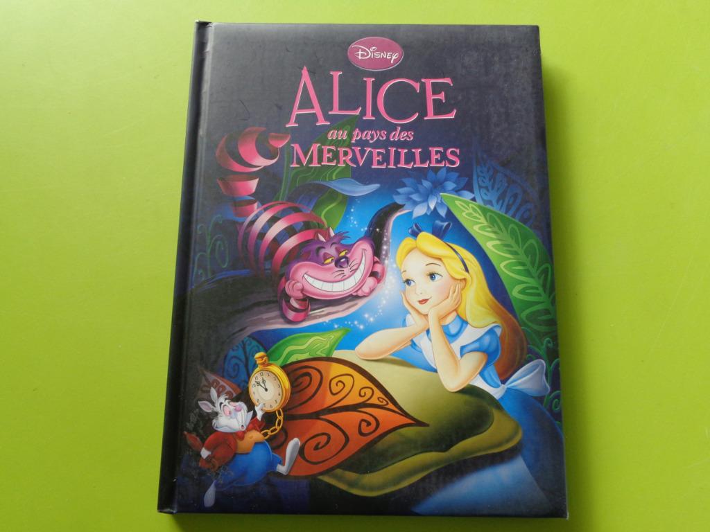 Livre DISNEY - Alice au pays des merveilles, Comme neuf, Enlèvement, Disney, 3 à 4 ans
