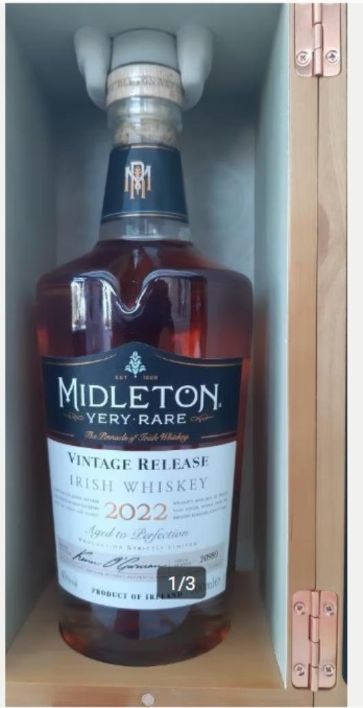 Midleton Zeer zeldzame Ierse whisky 2022 0,7l, Verzamelen, Wijnen, Ophalen, Overige gebieden, Overige typen, Nieuw