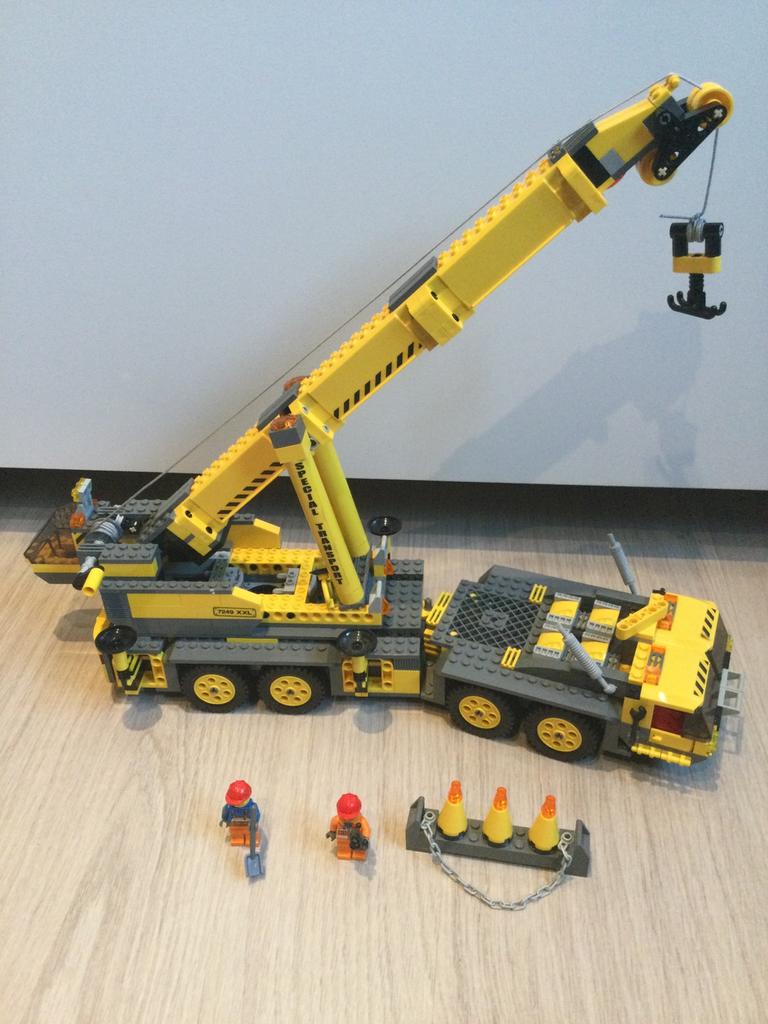 Lego City XXL Mobiele kraan 7249, Kinderen en Baby's, Speelgoed | Duplo en Lego, Ophalen, Zo goed als nieuw, Lego
