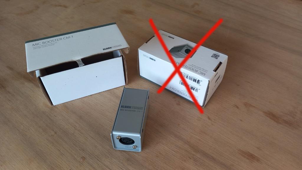 Klark Teknik Mic Booster CM-1, Ophalen, Nieuw, Audio